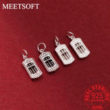 925 Silver Abacus Charms for DIY Necklace