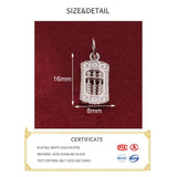 925 Silver Abacus Charms for DIY Necklace