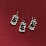 925 Silver Abacus Charms for DIY Necklace