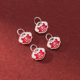 S925 Lucky Lock Pendant Charms for DIY Necklace Bracelet