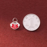 S925 Lucky Lock Pendant Charms for DIY Necklace Bracelet