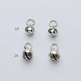 Vintage 925 Sterling Silver Women Seed Bell Charms