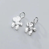 925 Silver Cartoon Pony Charms Blessing Pendant for DIY Jewelry