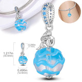 Robot Star Moon Charm Pendant Beads for Bracelet DIY Jewelry Gift