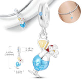 925 Silver Camera Earphone Charms for DIY Jewelry Making