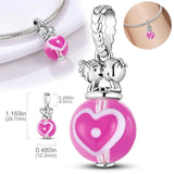 Robots Star Moon Safety Chain Bee Glass Pendant DIY Jewelry