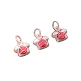 925 Sterling Silver Luck Pattern Charms Pendant DIY Jewelry