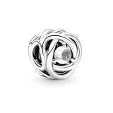 925 Sterling Silver Birthstone Charms Beads for Women