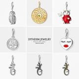 Owl Charm Pendant 925 Sterling Silver Classic Gift For Women Girls