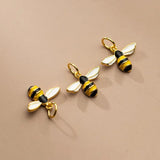 925 Silver Enamel Bee Charm Bracelet Necklace Accessories