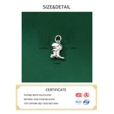 925 Silver Dinosaur Pendant Charms DIY Making Supplies