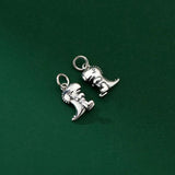 925 Silver Dinosaur Pendant Charms DIY Making Supplies