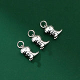 925 Silver Dinosaur Pendant Charms DIY Making Supplies