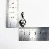 925 Silver Heart Locket Charm Pendant - Romantic Gift For Women