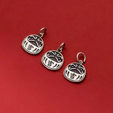 925 Silver Geometric Lucky Pattern Pendant Charms DIY Making Supplies