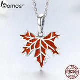 925 Silver Maple Tree Leaves Pendant Charms DIY