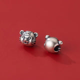 S925 Tiger Baby Charms for DIY Animal Year