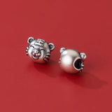 S925 Tiger Baby Charms for DIY Animal Year