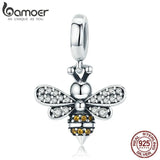 925 Sterling Silver Bee Charm for Women Bracelets