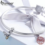 925 Sterling Silver Bee Charm for Women Bracelets