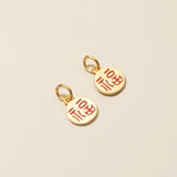 S925 Sterling Silver Fu Character Plate Pendant DIY Fine Accessories