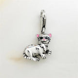 925 Silver Alpaca Llama Rabbit Cow Goose Pendant