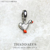 925 Silver Goose Charms Pendants for DIY Jewelry Making