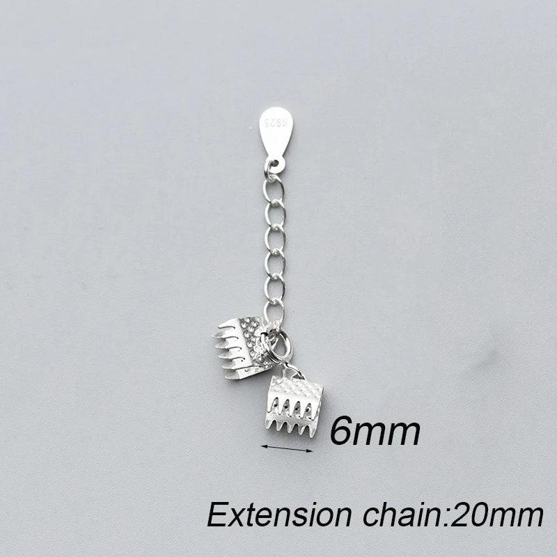 925 Sterling Silver Paw Chain Charms for DIY Jewelry Making