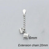 925 Sterling Silver Paw Chain Charms for DIY Jewelry Making