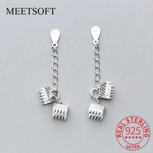 925 Sterling Silver Paw Chain Charms for DIY Jewelry Making