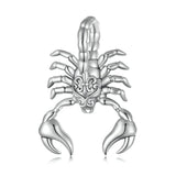 925 Silver Scorpion Snake Heart Charm Pendant Bead Bracelet Necklace Jewelry