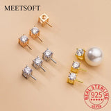 925 Silver Flower Clip Pendant Charm DIY Jewelry Accessory