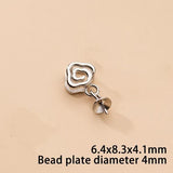 925 Sterling Silver Cloud Clip Pendant Head DIY Jewelry Accessory