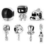 Rocket Shape Bead Charms for Charm Bracelet