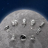 Rocket Shape Bead Charms for Charm Bracelet