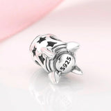 Rocket Shape Bead Charms for Charm Bracelet
