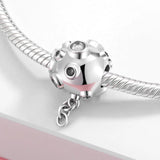 Rocket Shape Bead Charms for Charm Bracelet