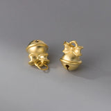925 Silver Bow Tie Bells Charms for DIY Necklace