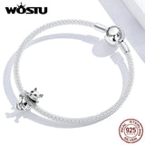 925 Sterling Silver Cat Dangles Charms for Bracelet & Necklace Pendant