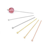 10PCS S925 Sterling Silver T-Pin Bead Needle Charms