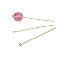 10PCS S925 Sterling Silver T-Pin Bead Needle Charms