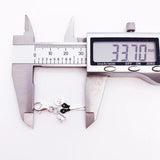 925 Silver Sewing Kit Charm Pendant Women Men Jewelry Gift