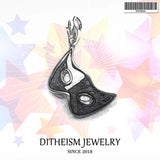 925 Sterling Silver Ice Skate Charms Pendant for Women Girls
