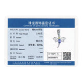 925 Silver Purple Dragonfly Hanging Insects Charms DIY Jewelry SCC048