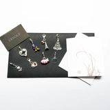 Eiffel Tower Charm Pendant, 925 Silver Christmas Gift