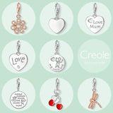 Petals Flower Heart Love Mum My Little Boy Cherry Dragonfly Charm Pendant