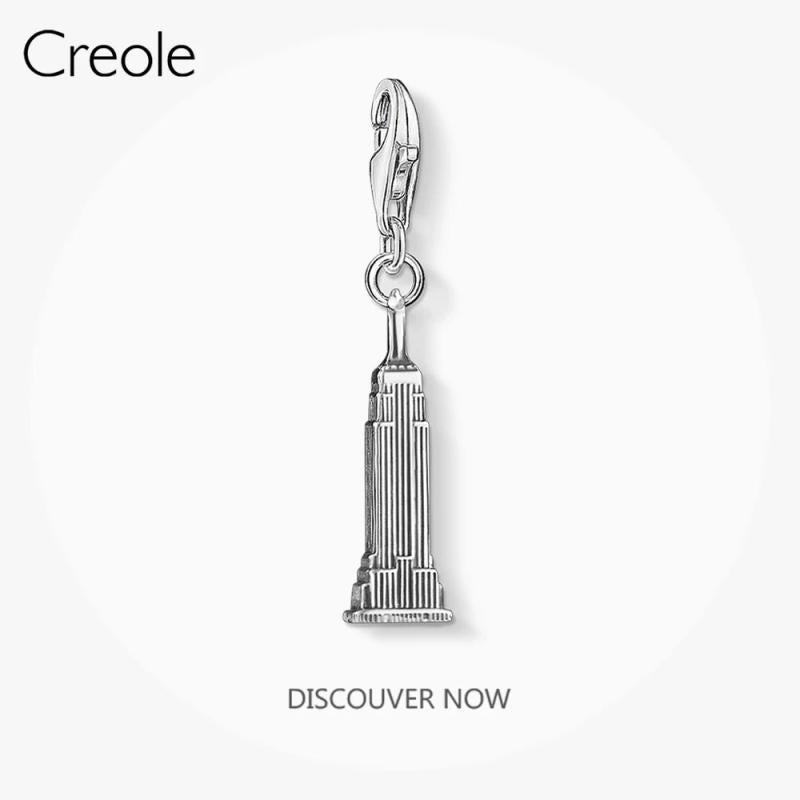 Empire State Building Charm Pendant 925 Sterling Silver