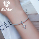 925 Sterling Silver Vintage Cross Charm Horus's eyes Hanging Belief Pendant
