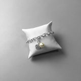 Lucky Heart Horseshoe Clover Charm Pendant 925 Sterling Silver