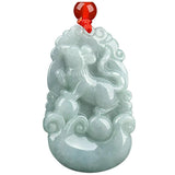Burma Jade Zodiac Pendant Charms Jewelry